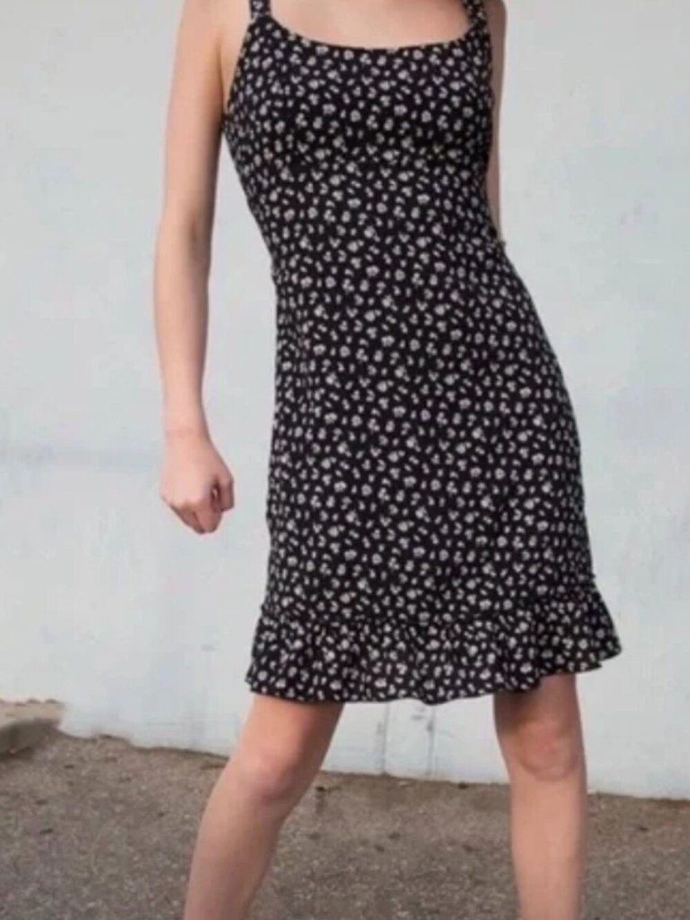 Brandy Melville Floral Mini Colleen Slip Dress